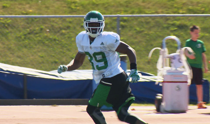 Clarence Denmark was among the Saskatchewan Roughriders' 20 final cuts Sunday as CFL teams reduced their rosters to the league-mandated 46-man active roster.