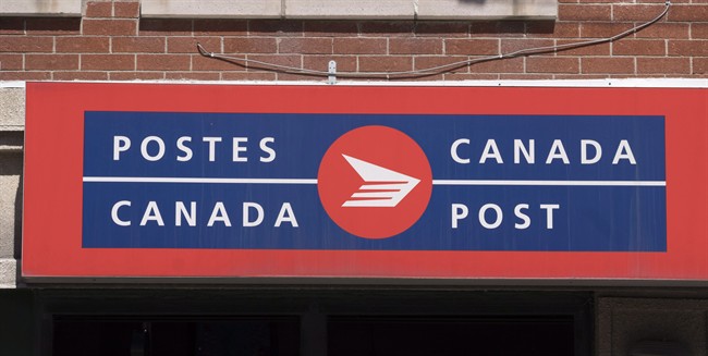 FILE: Canada Post sign.