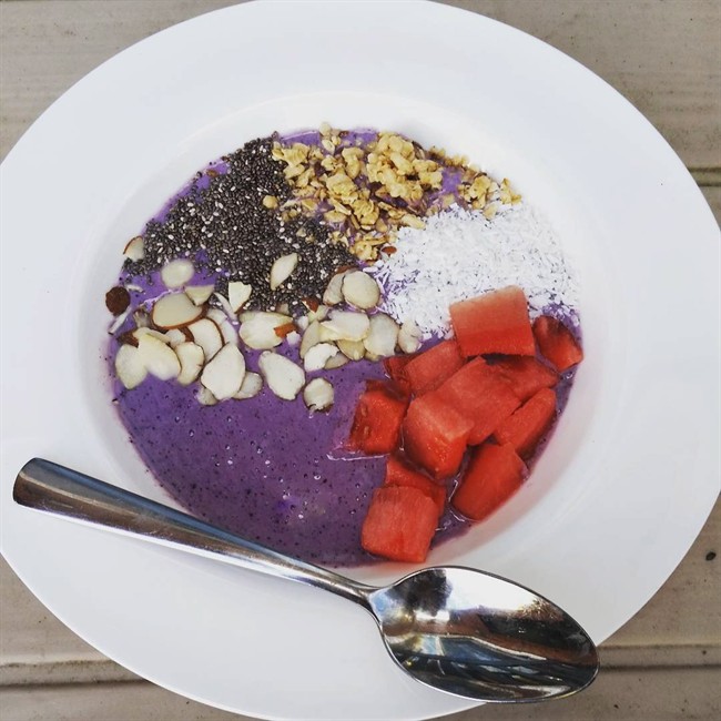 Colourful smoothie bowls are artful creations being eagerly shared by their creators on social media.