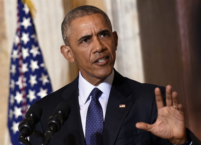 President Barack Obama speaks at the Treasury Department in Washington, Tuesday, June 14, 2016.