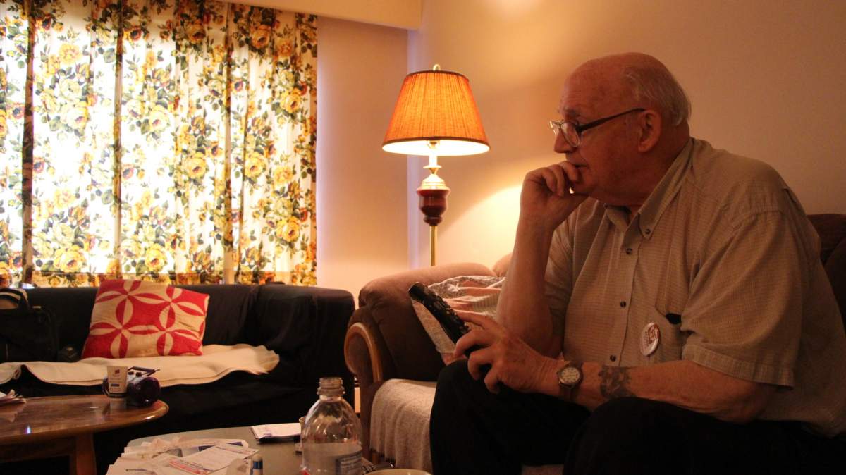 Unable to work, Don Gorman says he and his wife had to hunt for a new apartment while fighting through illness.