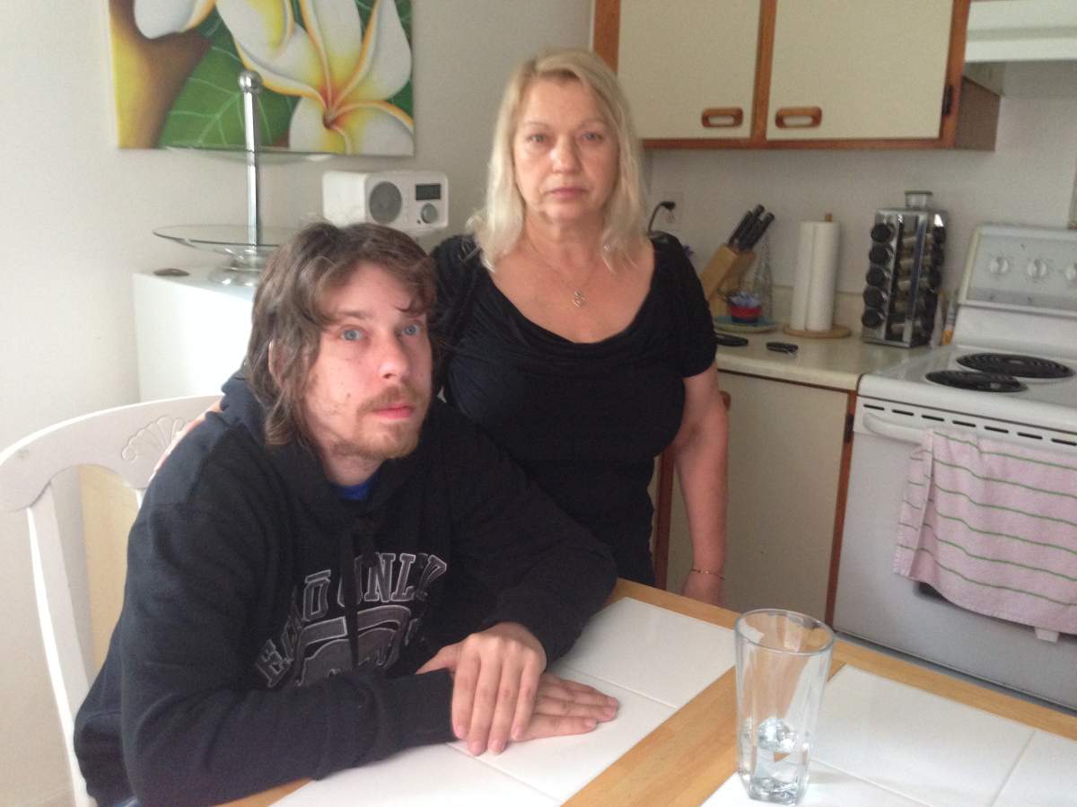 Jeffrey Beaudry and his mother Liba Probost.