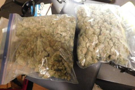 Dried marijuana buds seized from a home in Dow Settlement N.B. on June 13, 2016.