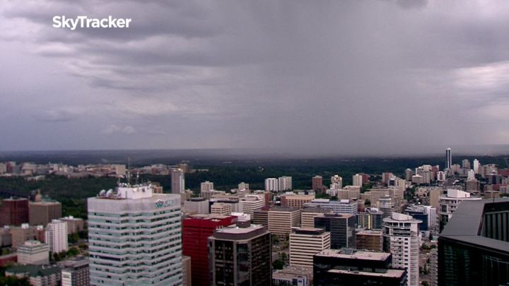 A look at the sky over Edmonton on June 23, 2016.