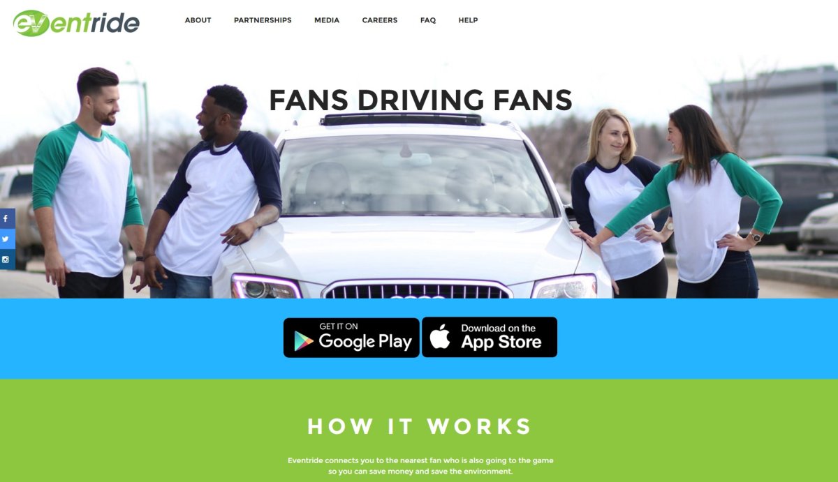New app hopes to introduce people looking for a ride to the big game with those offering rides. 