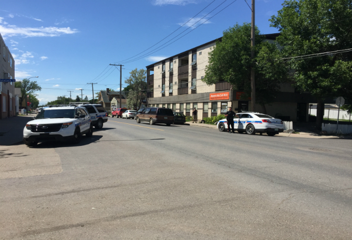 Police are still investigating after a man with a gun was spotted entering a residence on the 1000 block of Robinson Street. 