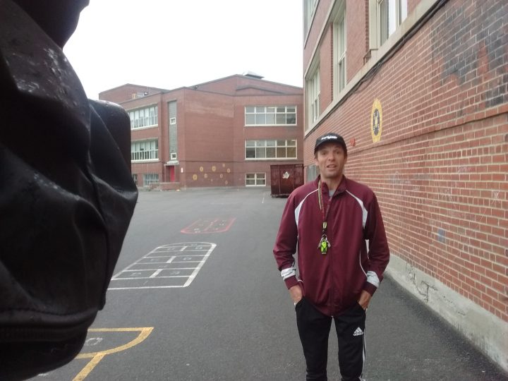 Royal Vale School gym teacher Norman Katz was involved in a charity jump rope competition when he received a text from NFL Canada.