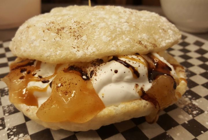 Apple pie ice cream sandwich.