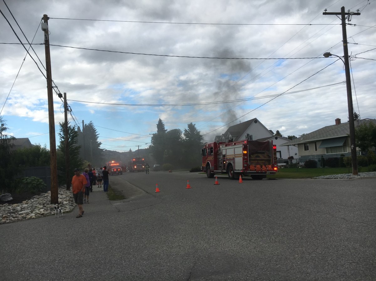 Fire forces Kelowna family from home - image