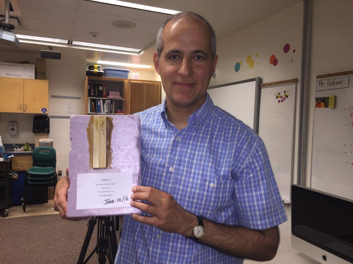 Alberta junior high school takes science experiments to new heights - image