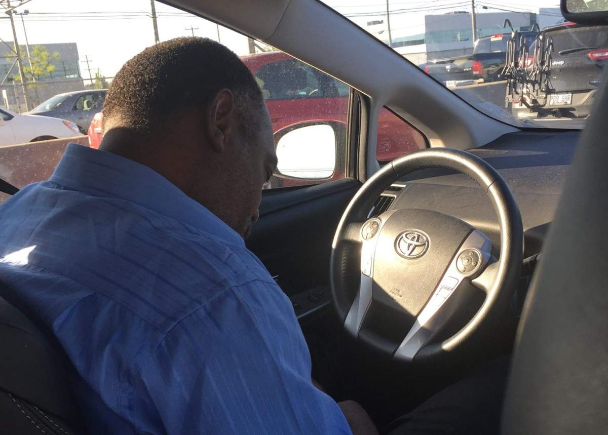 A taxi driver reportedly fell asleep at the wheel while driving Étienne Bessette home from Trudeau airport, Tuesday, May 31, 2016.