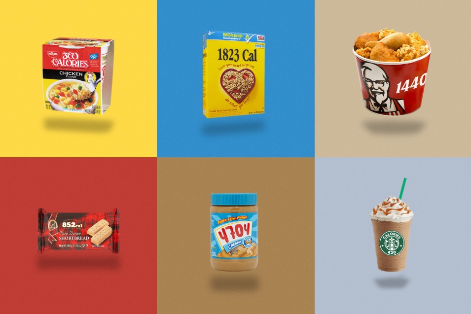 Instagram account swaps iconic junk food logos with calorie counts - image