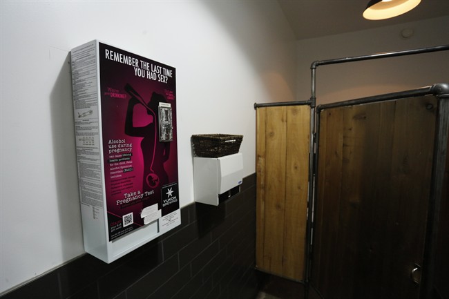 Whitehorse bar offers pregnancy tests in bathrooms to highlight fetal health - image