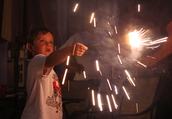 Have you ever wondered why sparklers don't burn your hands the way fireworks do?.