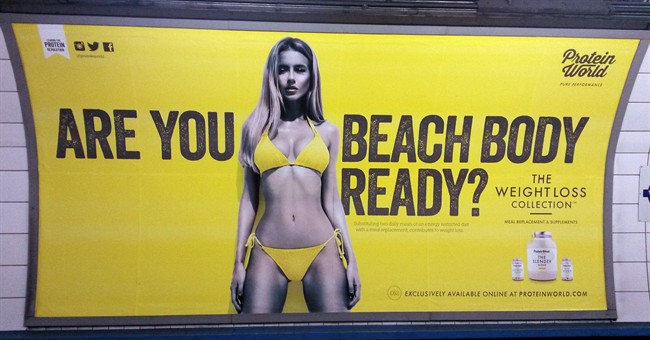 London is banning any ads that promote an unhealthy body image starting next month.