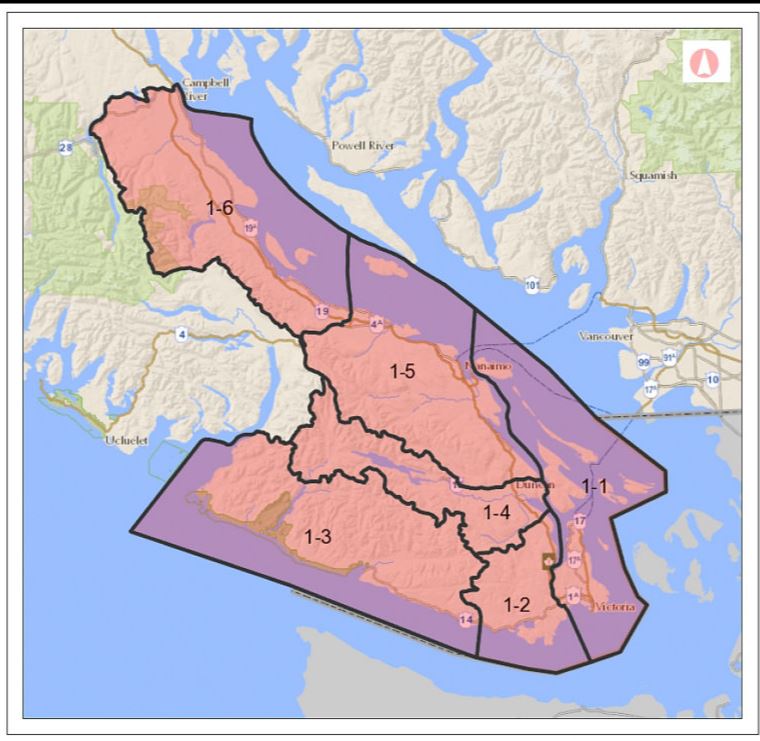 Part of Vancouver Island moves up to Level 4 drought rating - image