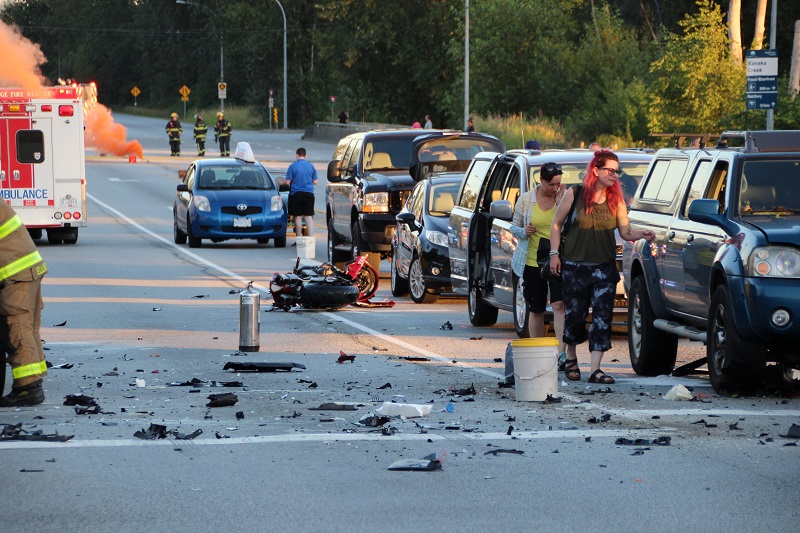 A crash in Maple Ridge on June 28, 2016, sent one man to hospital.