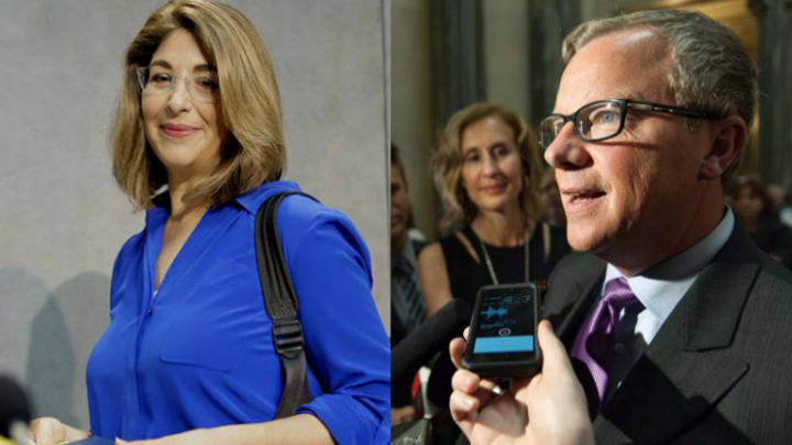 Canadian author and activist Naomi Klein and Saskatchewan Premier Brad Wall got into an argument on Tuesday after Wall spoke in favour of the Energy East pipeline and cited a Stanford professor's study. 