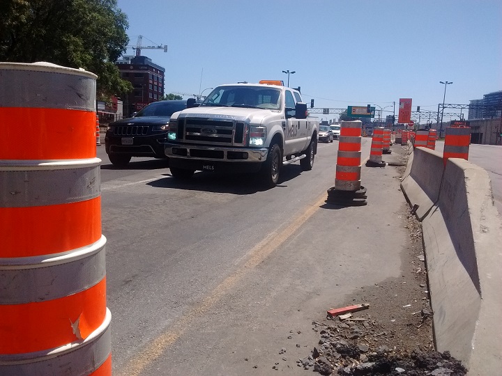 The northbound Bonaventure Expressway will be closed for Canada Day weekend.