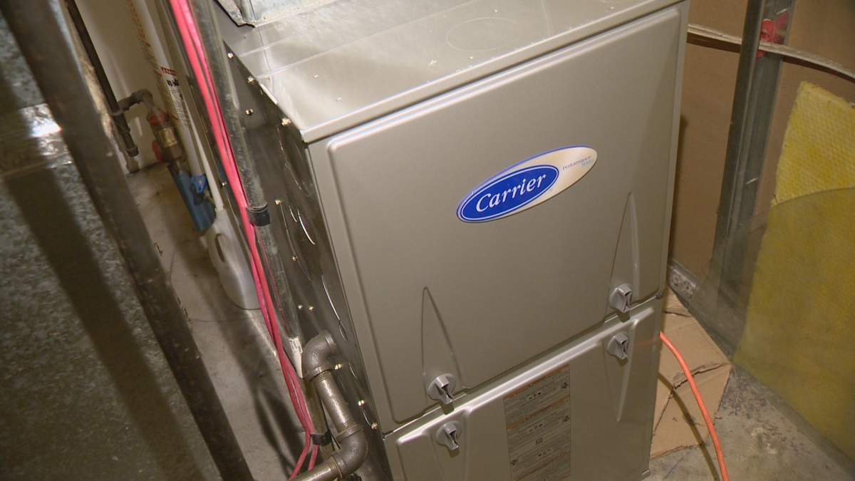 Higher efficiency furnaces and better building insulation were installed as part of the Home Energy Legacy Program (HELP).