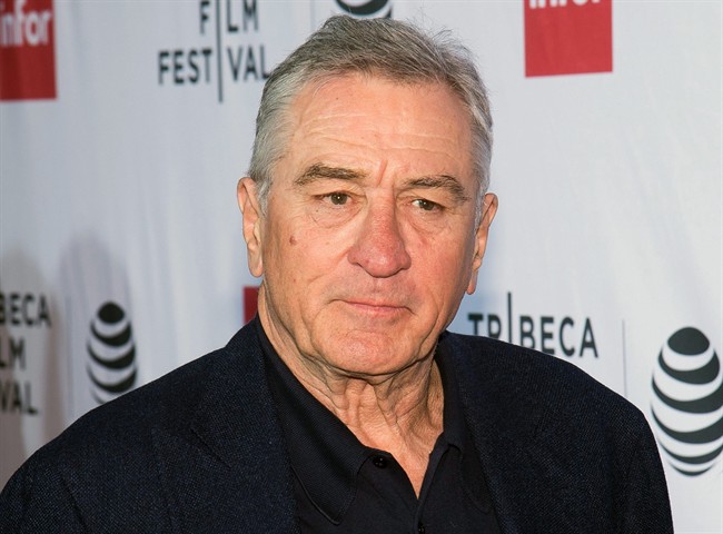 In this April 21, 2016 file photo, Robert De Niro attends a special 40th anniversary screening of "Taxi Driver" during the 2016 Tribeca Film Festival in New York.