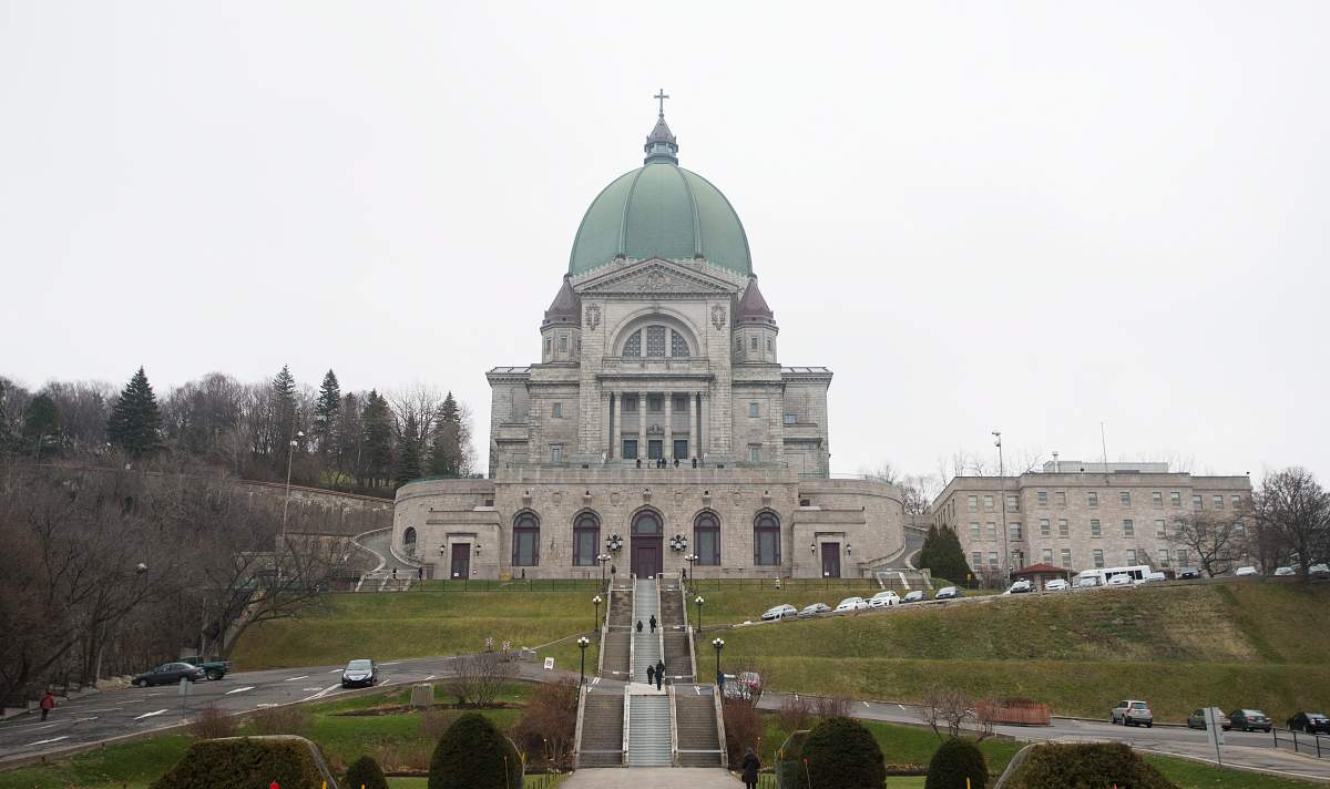 Saint Joseph's Oratory is shown in Montreal, Sunday, December 6, 2015.