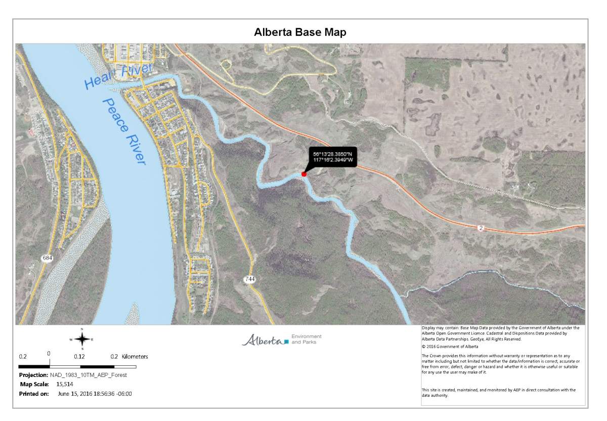 Town, province monitoring mudslide near Peace River - image