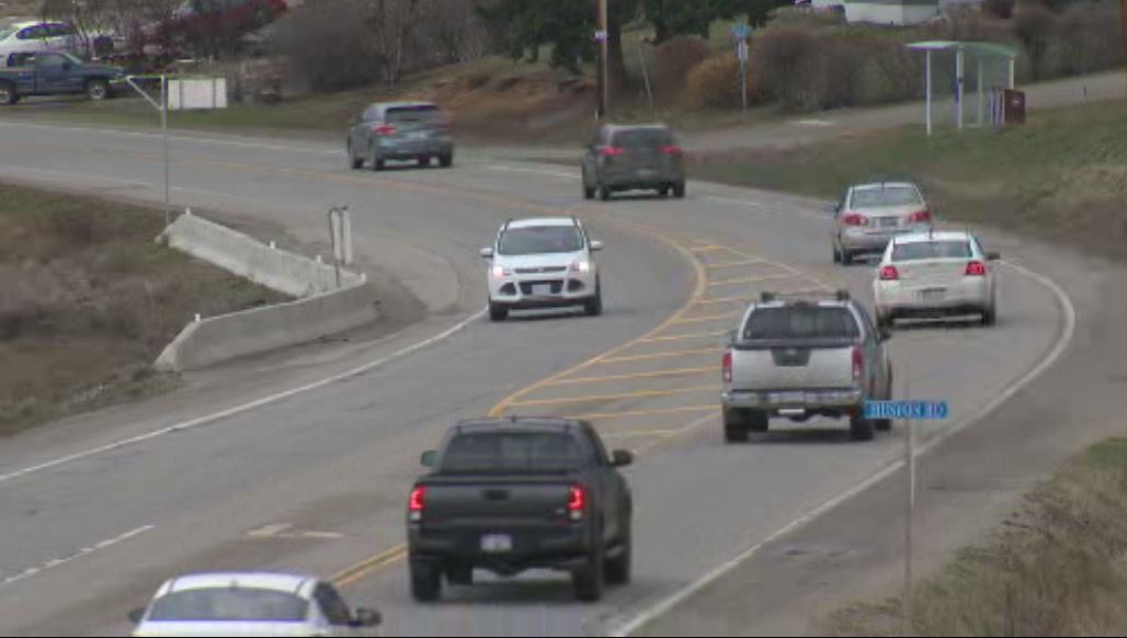 Highway 97 through Peachland.