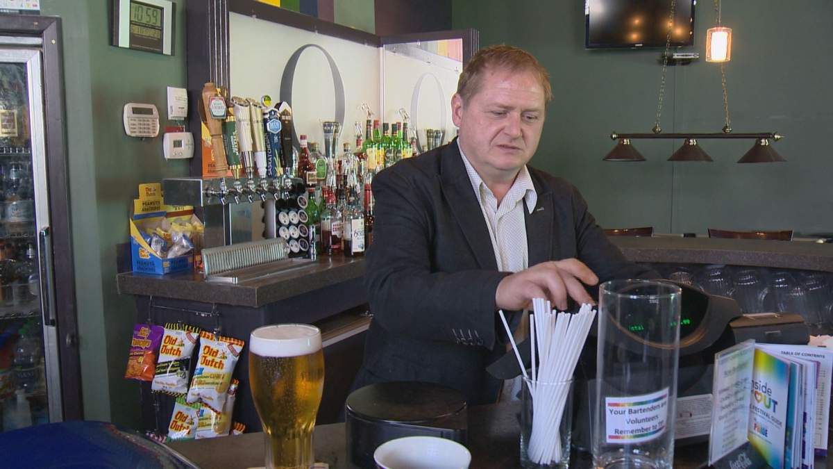 Cory Oxelgren takes care of business at Q Nightclub & Lounge.