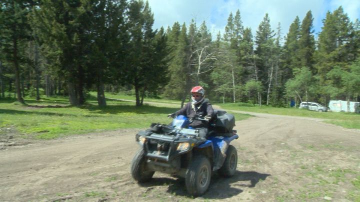 ATV enthusiast, Darrell Shaw says he always wears his helmet when he hits the trails regardless of legislation. 