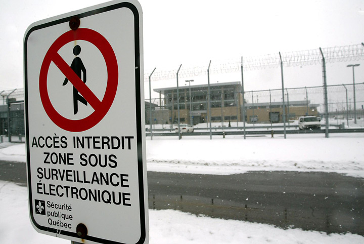 The Riviere-des-Prairies detention centre in Montreal, where CBSA detainee Amjad Enaeli died in 2004.