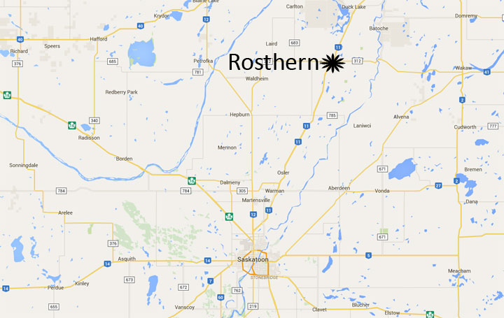 Saskatchewan RCMP announced the discovery of human remains near Rosthern on Friday.