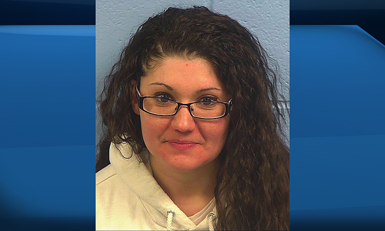 Jessica Mae Hardin, who pleaded guilty to a reduced charge in the running death of her 9-year-old stepdaughter. 