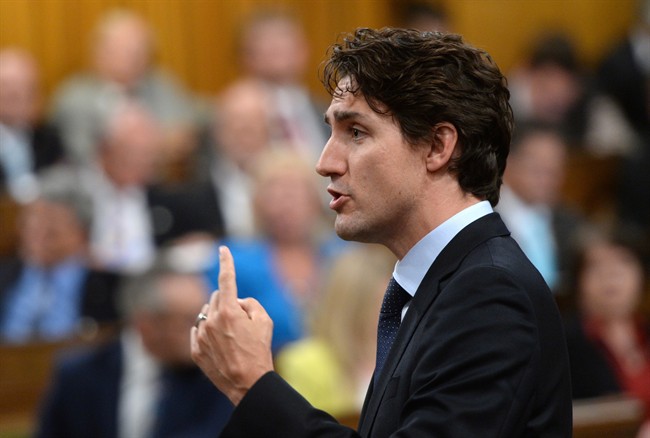 Prime Minister Justin Trudeau responds to a question during question period in the House of Commons on Parliament Hill in Ottawa on Monday, June 6, 2016. 