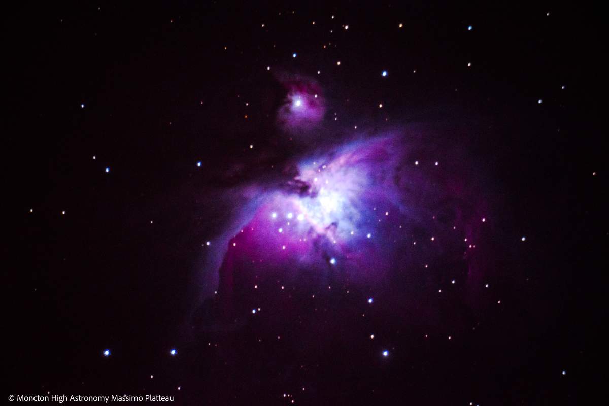 A deer sky image captured by Moncton High students.