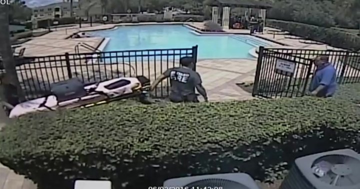 Caught On Camera Teen Saves 3 Year Old From Drowning In Florida Pool National Globalnewsca