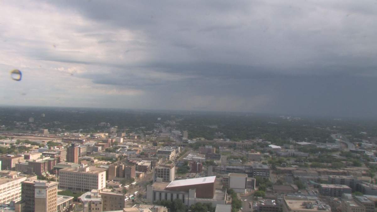Environment Canada has issued a severe thunderstorm watch for southern Manitoba, including Winnipeg.