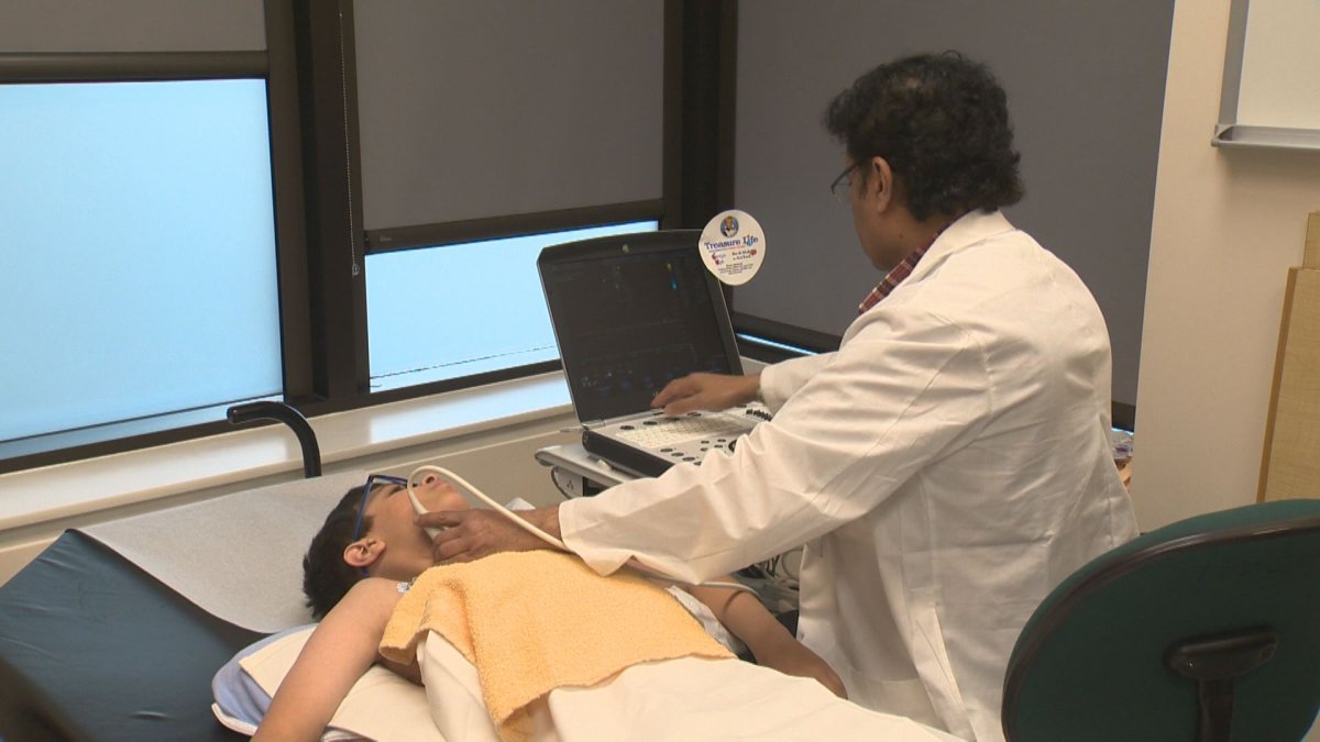 A new cardiac ultrasound is making life    easier for young patients across northern Alberta. 