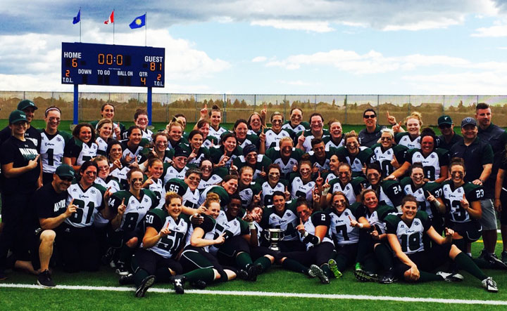 The Saskatoon Valkyries are once against champions of the Western Women’s Canadian Football League (WWCFL).