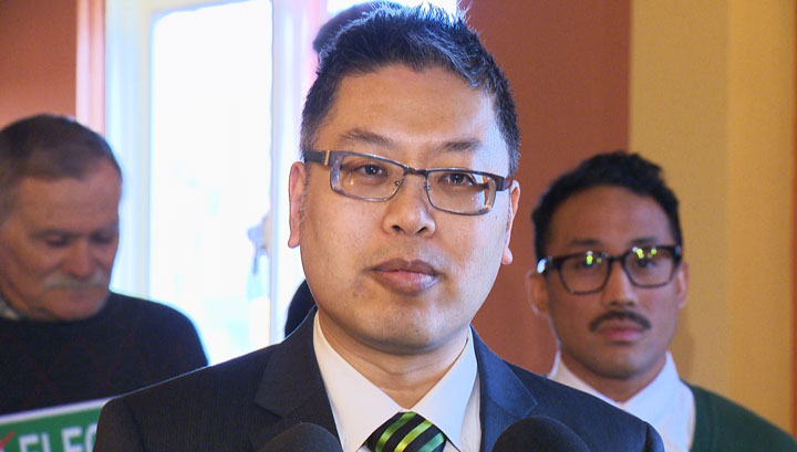 Victor Lau of the Saskatchewan Green Party has resigned and an interim party leader has been named.