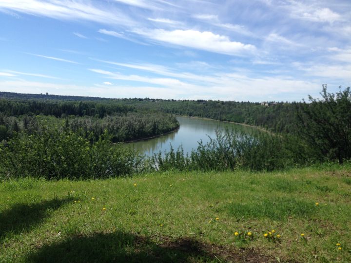 The view from Ravine Drive in Glenora.