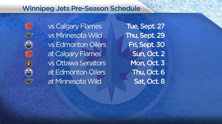 Winnipeg Jets open the pre-season against Calgary Flames on September 27 - image