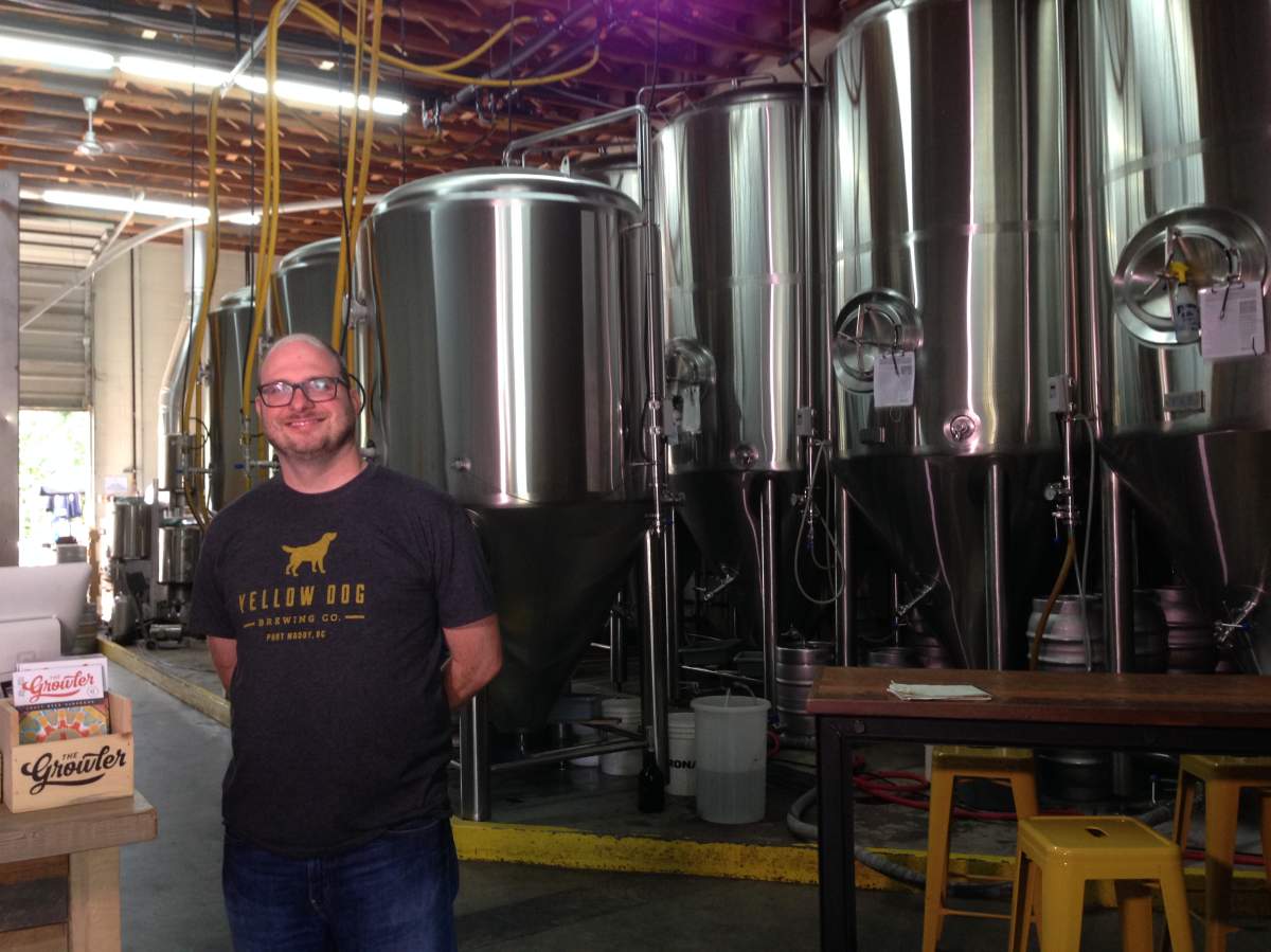 Yellow Dog Brewing Owner Mike Coghill
