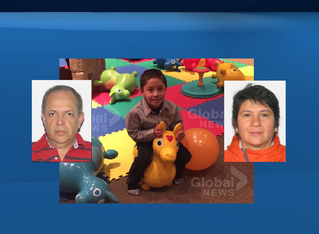 Allan and Carolina Perdomo. Their grandson, Emilio was killed when he was five in Calgary.