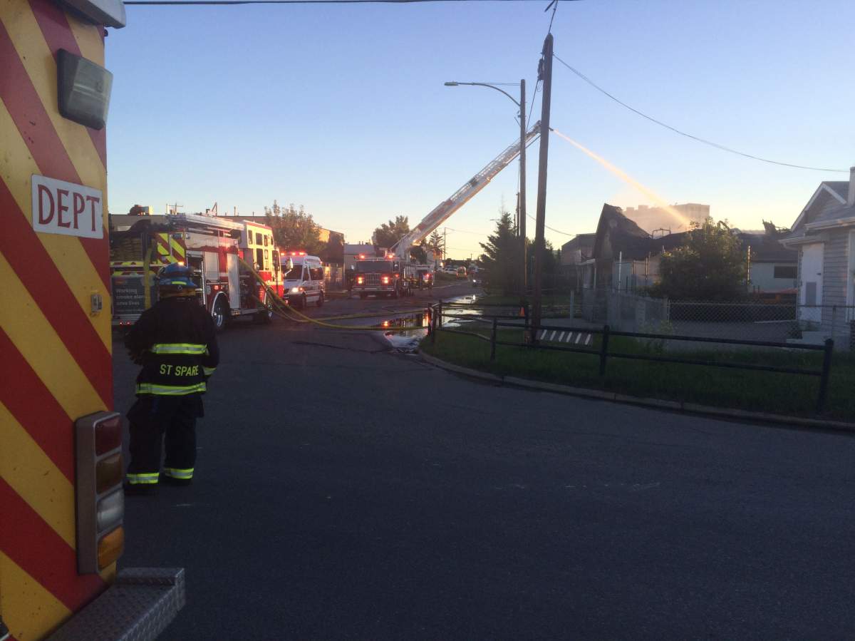 A fire in southeast Calgary destroyed a business and caused some environment concerns for the Bow River.