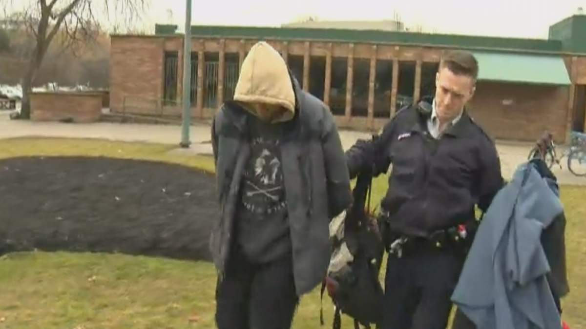 Trent Swampy under arrest for boy's I-pad theft.