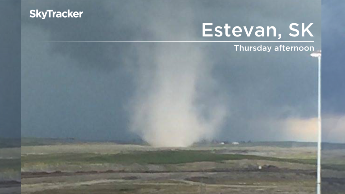 Saskatchewan's 5th tornado of 2016 confirmed near Estevan July 7, 2016.