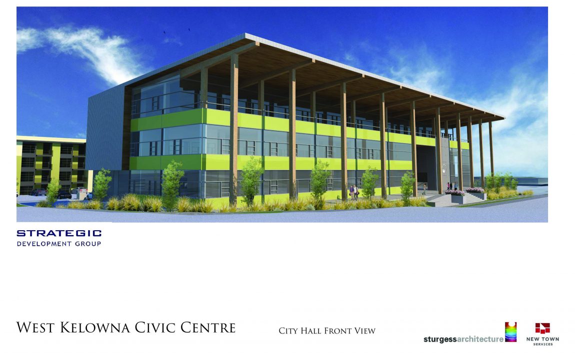 Plans for West Kelowna city hall and civic centre.