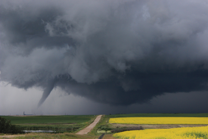 July 5: This Your Saskatchewan photo was taken by Cheryl Hare of the Golden View Hutterite Colony on Canada Day, the province’s fourth tornado of 2016.