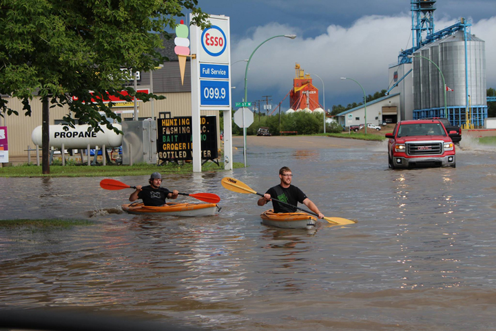 July 12: This Your Saskatchewan photo of the flooding in Carrot River was taken by Shelly White.